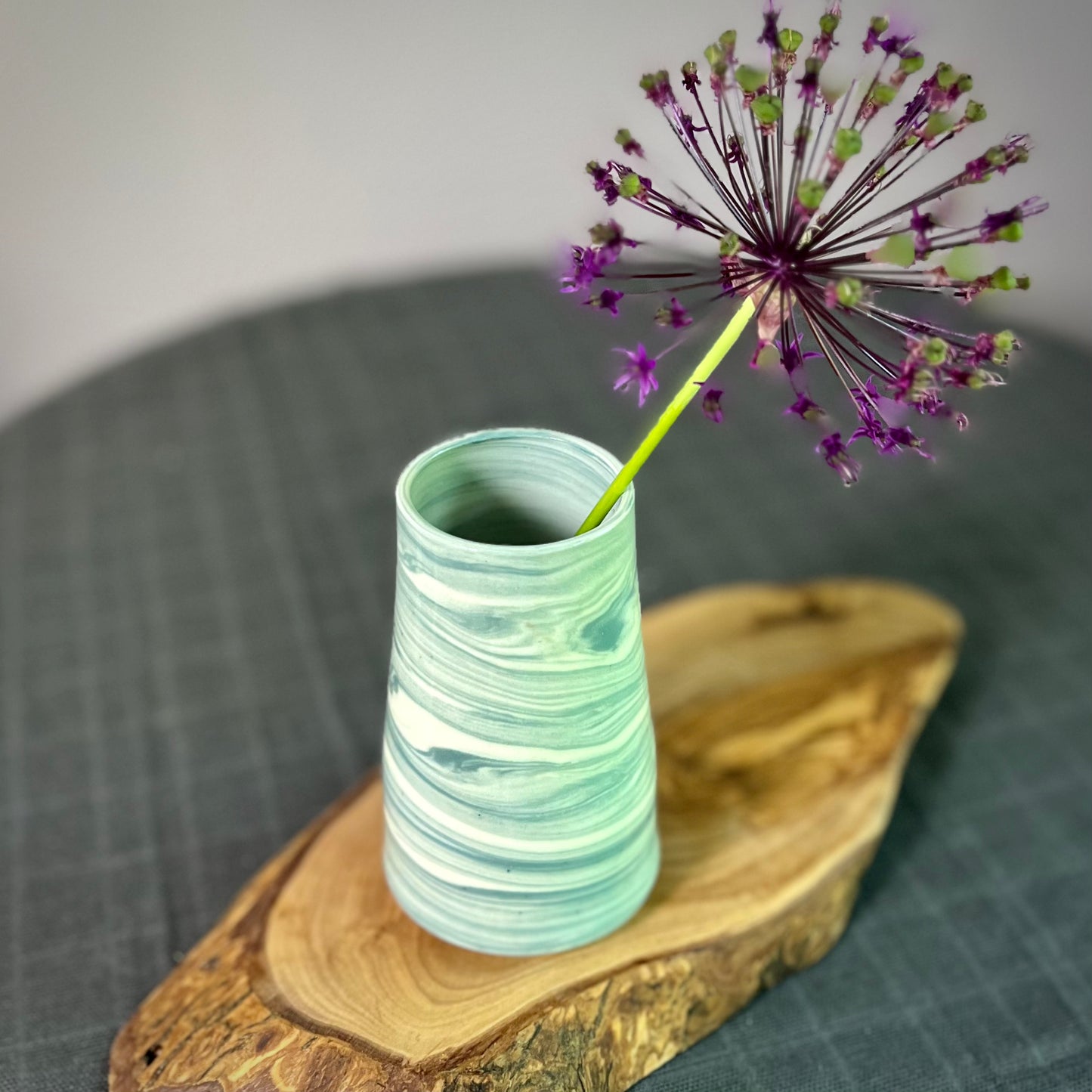 marbled vase small