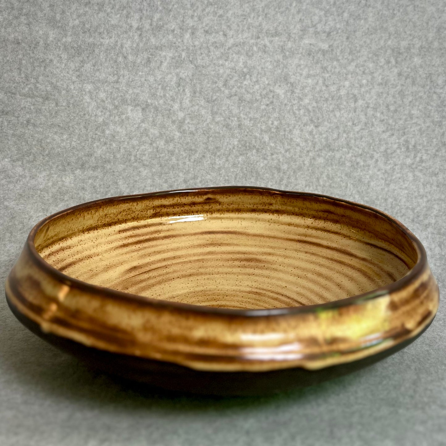 black shino extra large basin/bowl