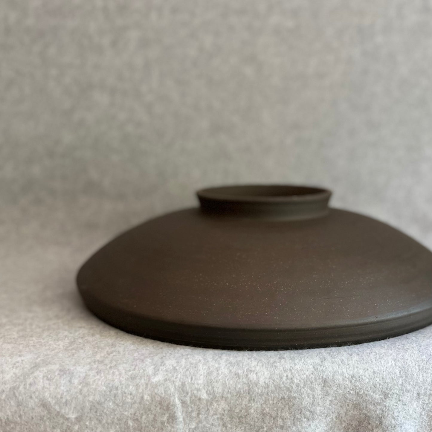 black shino extra large serving bowl