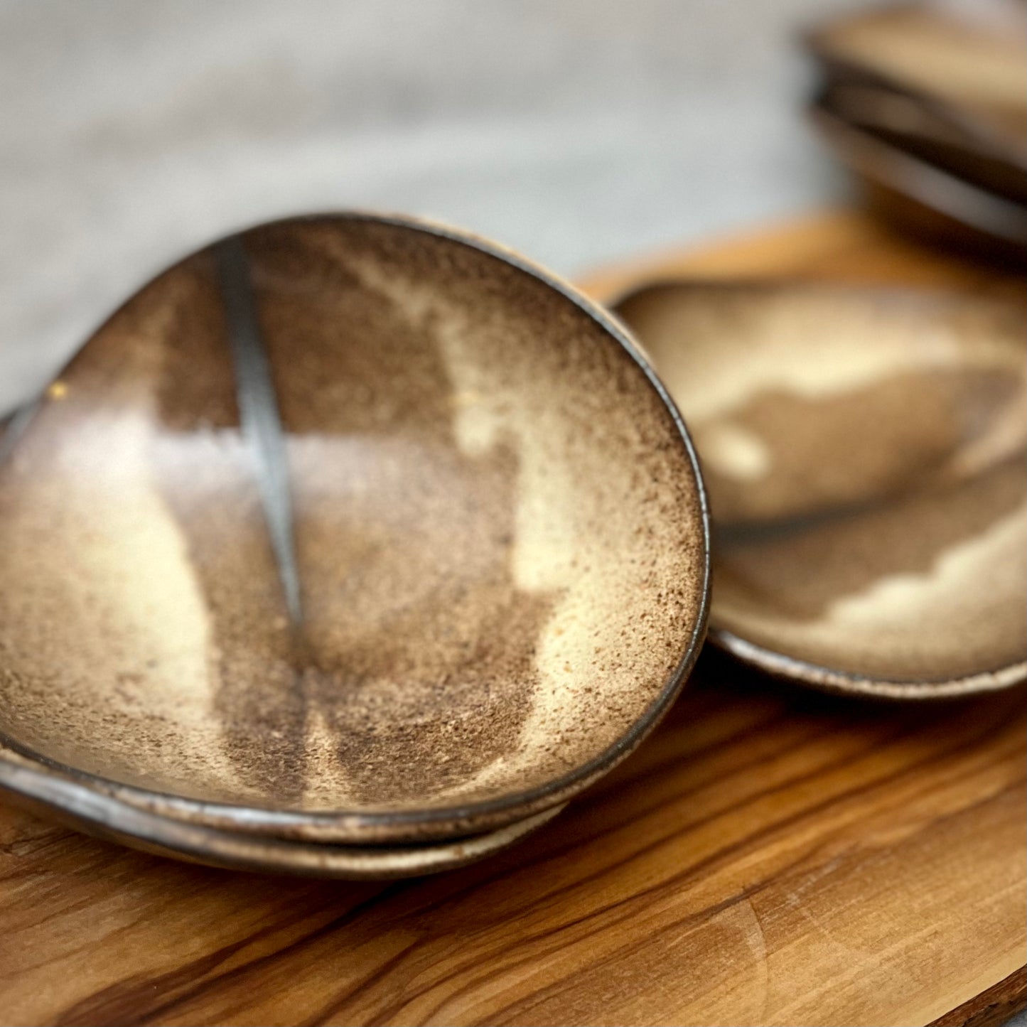 black shino taco/dessert dish small