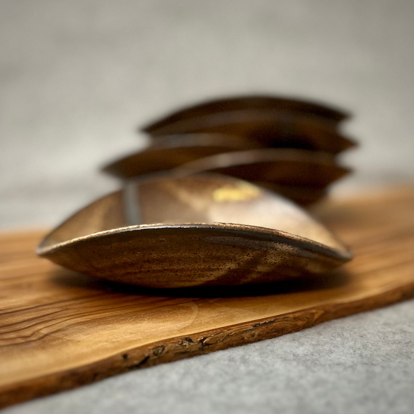 black shino taco/dessert dish small