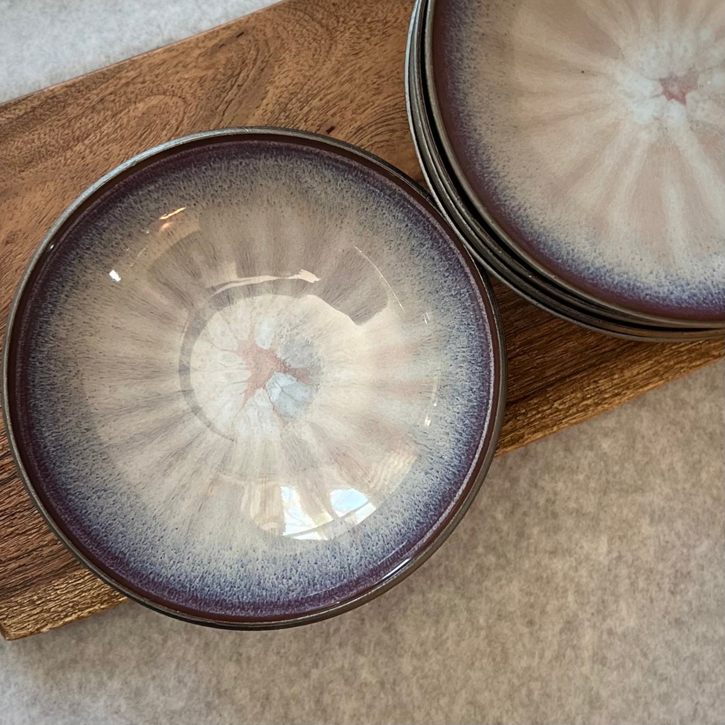 lavender purple bowl