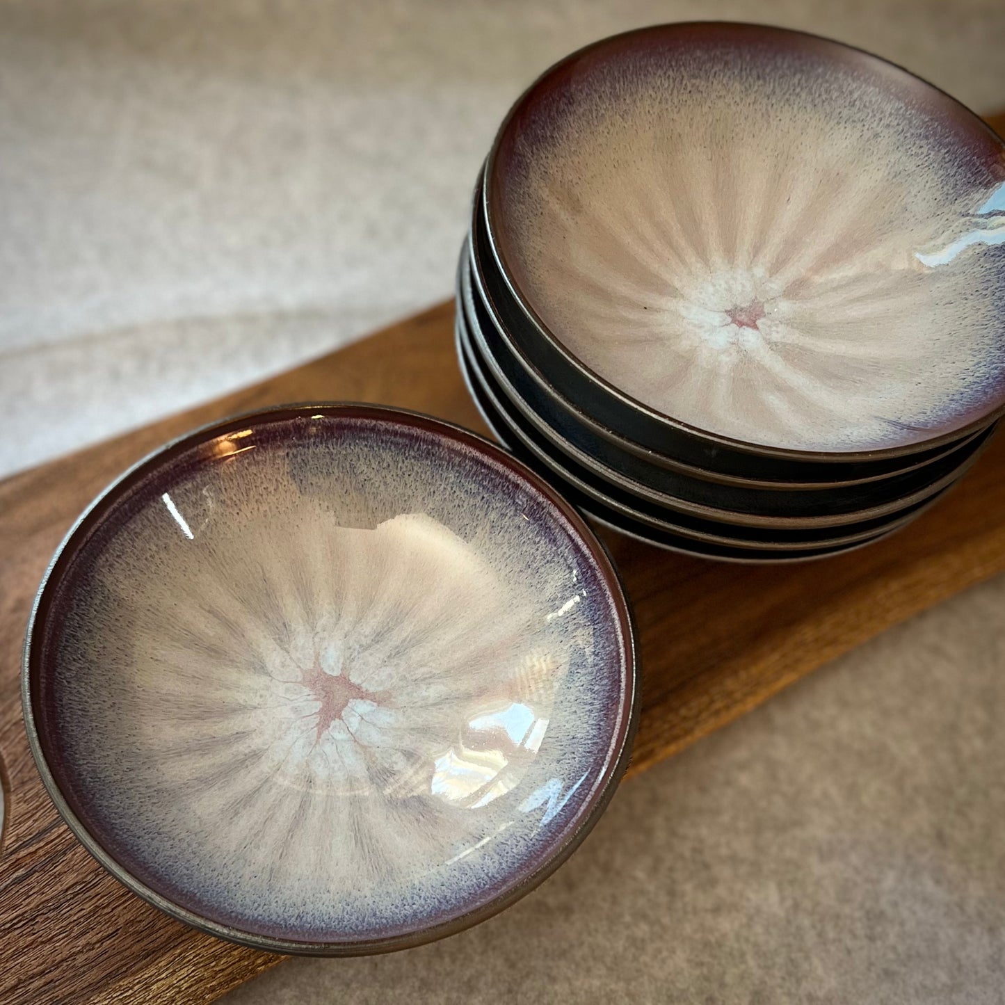 lavender purple bowl