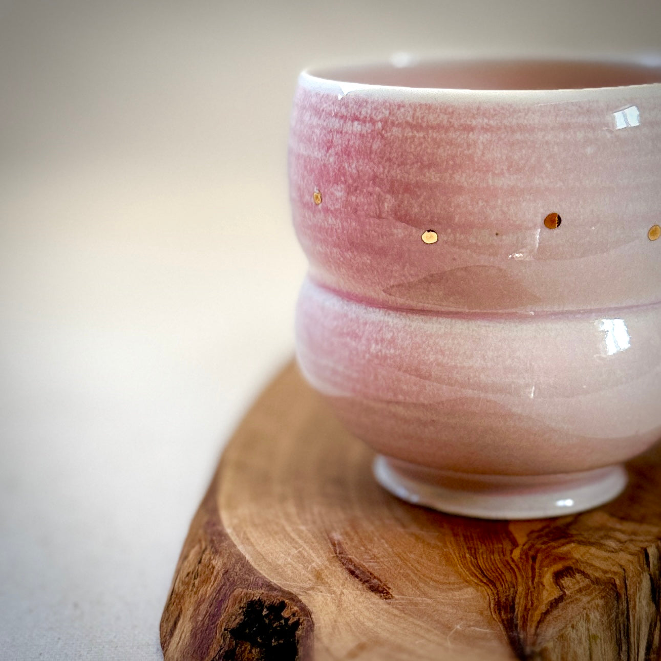 Blush tea cup